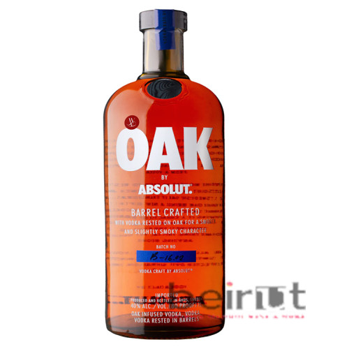 ABSOLUT 1L OAK BARREL CRAFTED ABSOLUT 1L OAK BARREL CRAFTED