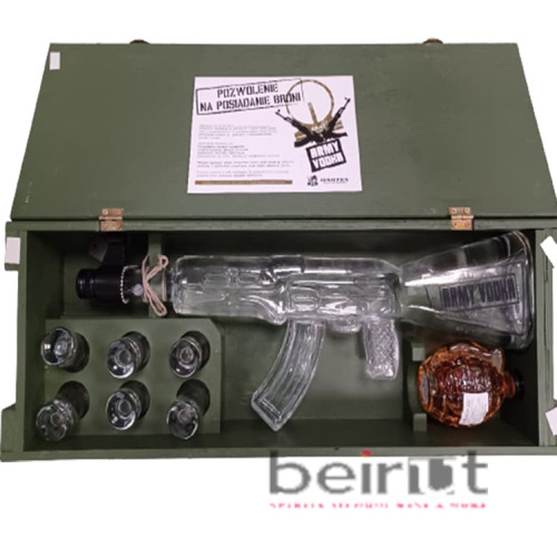 AK -47 ARMY VODKA SET AK -47 ARMY VODKA SET
