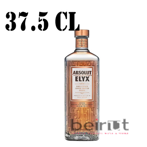 ABSOLUT ELYX COPPER CRAFTED VODKA ABSOLUT ELYX COPPER CRAFTED VODKA