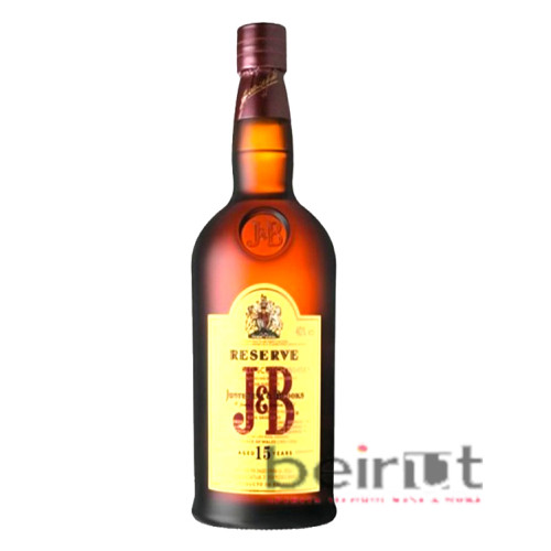 J & B   15 YEARS OLD RESERVE 1L
