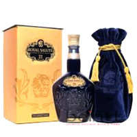 CHIVAS REGAL ROYAL SALUTE 21 YEARS SAPPHIRE FLAGON