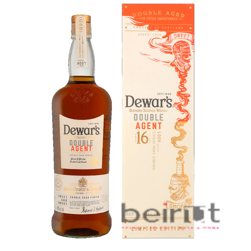 DEWARS DOUBLE AGENT 16 LIMITED EDITION DEWARS DOUBLE AGENT 16 LIMITED EDITION