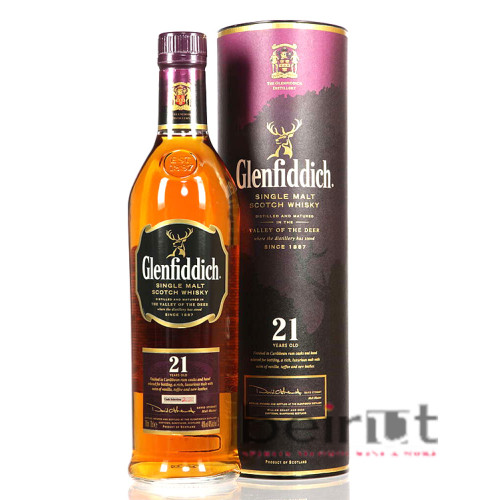 GLENFIDDICH 21 YEARS VALLEY OF THE DEER FIRST VERSION