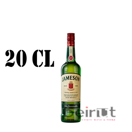 JAMESON IRISH WHISKY 20cl JAMESON IRISH WHISKY 20cl
