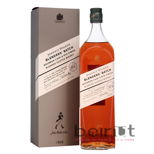 JHONNIE WALKER BLENDERS BATCH BOURBON CASK & RYE FINISH NO 2