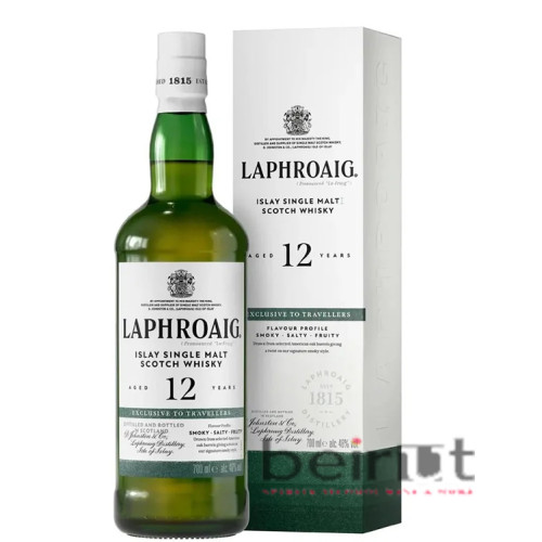 LAPHROAIG 12 YEARS EXCLUSIVE TO TRAVELLERS