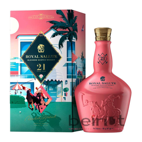 CHIVAS REGAL ROYAL SALUTE 21 YEARS MIAMI POLO