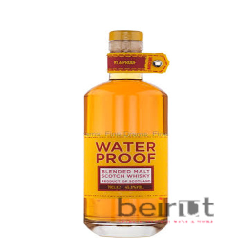 WATER PROOF BLENDED MALT SCOTCH WHISKY