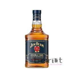 JIM BEAM DOUBLE OAK TWICE BARRELED JIM BEAM DOUBLE OAK TWICE BARRELED