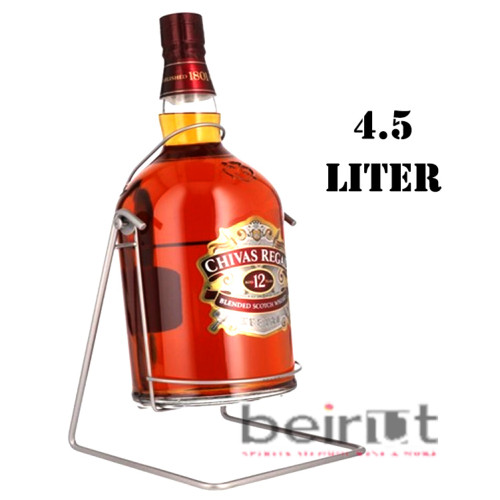 CHIVAS REGAL 12 YEARS  WITH CRADLE