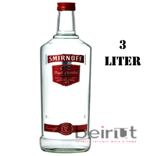 SMIRNOFF RED LABEL NO.21  3 LITER