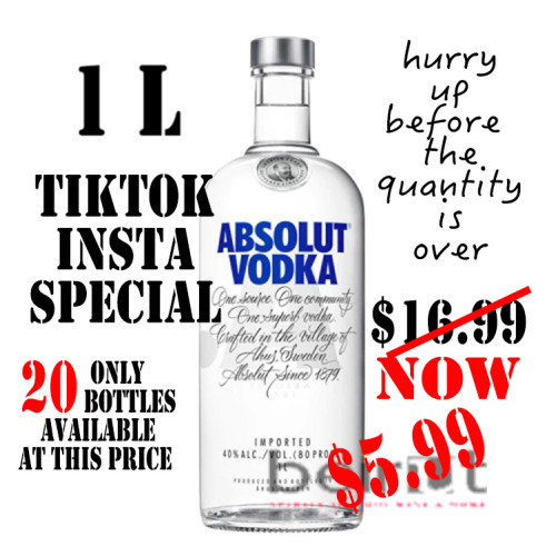 ABSOLUT 1L ORIGINAL SP