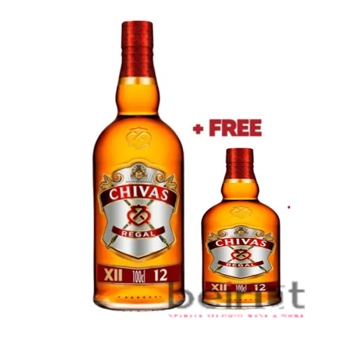 CHIVAS REGAL 12 + 20CL 12 YEARS CHIVAS REGAL 12 + 20CL 12 YEARS