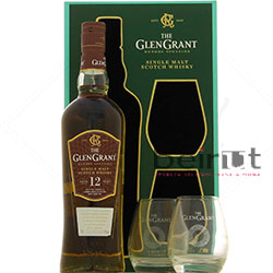 GLEN GRANT 12 years + 2 glasses
