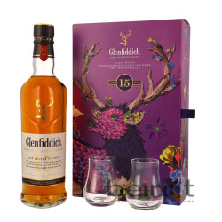 GLENFIDDICH 15 YEARS + 2 GLASSES