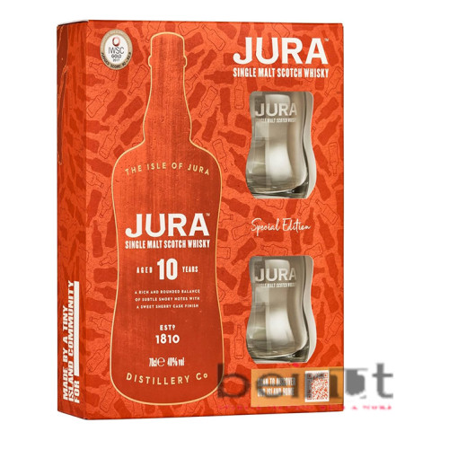 JURA 10 YEARS + 2 GLASSES